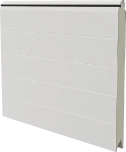 Panel 40 mm puerta seccional blanca