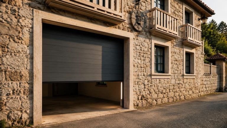 Puerta de garaje instalada en Pontevedra
